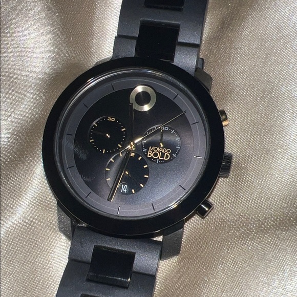 Black Movado Bold Watch - Picture 8 of 8